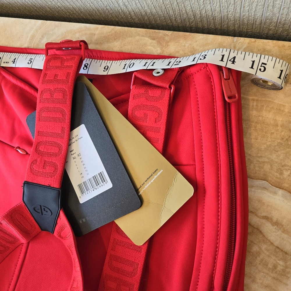 Goldbergh High End Ski Pants Salopette Flame Goldbergh red Ski Pants - Picture 4 of 17